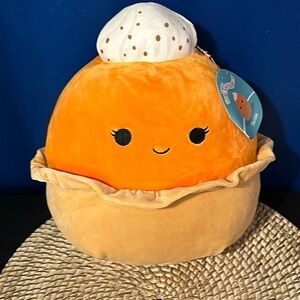 NWT Squishmallows 10" Torize The Pumpkin Pie Holiday Plush